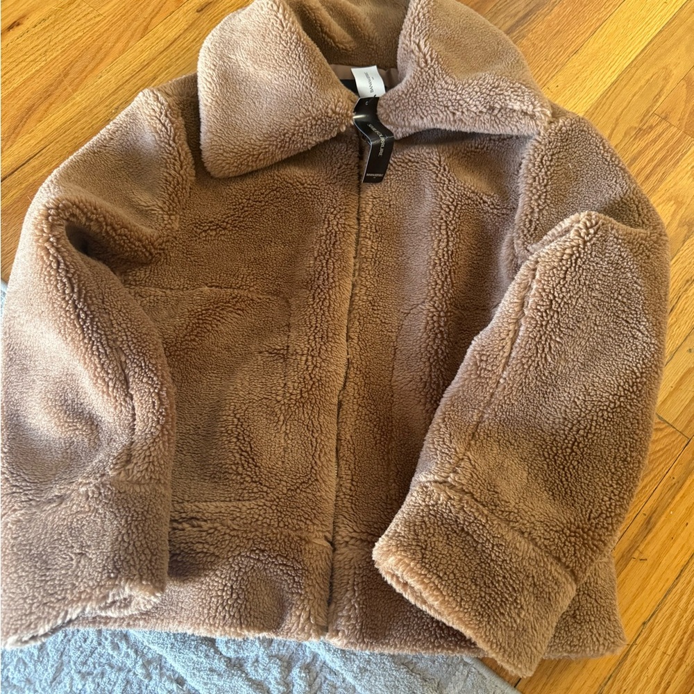 Banana Republic Brown Teddy Trench Coat